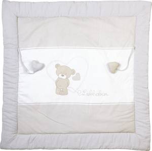 Spiel- und Krabbeldecke Beige - Textil - 100 x 4 x 100 cm