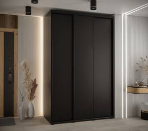 ARMOIRE À PORTES COULISSANTES DAVOS 1 Noir - Largeur : 150 cm