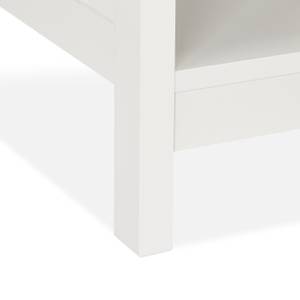 Table d’appoint style champêtre Blanc - Bois manufacturé - 48 x 45 x 48 cm