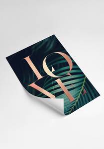 Liebe Botanische Poster Papier - 70 x 50 x 70 cm