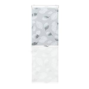 Store de baignoire avec motif feuilles Largeur : 60 cm