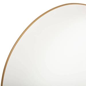 Runder Spiegel ALICE, golden, Ø 76 cm Gold - Glas - 76 x 2 x 76 cm