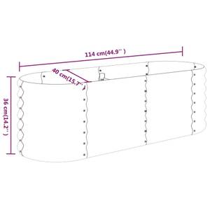 Hochbeet 3012740-1 Anthrazit - 114 x 36 cm