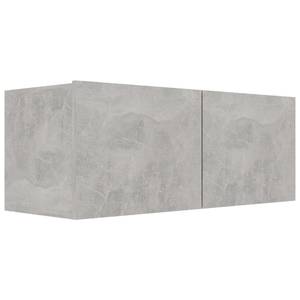 TV-Schrank 4er Set D346 Grau - Holzwerkstoff - 30 x 30 x 80 cm