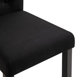 Chaise à manger (lot de 4) 297382-2 Noir