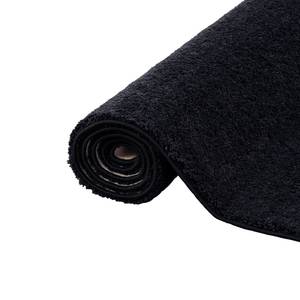 Hochflor Shaggy Läufer Teppich Palace Schwarz - 100 x 200 cm