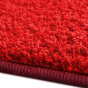 Shaggy-Teppich Barcelona Rot - Kunststoff - 200 x 3 x 100 cm