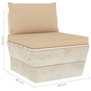 Paletten-Mittelsofa 3004855-2 Beige