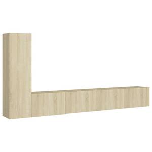 TV-Schrank 3er Set D756 Braun - Holzwerkstoff - 30 x 110 x 31 cm