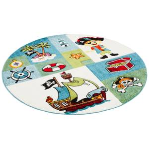 Kinder Teppich Maui Kids Pirat Rund Textil - 160 x 2 x 160 cm