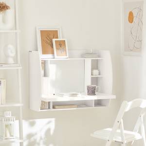 Schreibtisch FWT18-W Weiß - Holzwerkstoff - 82 x 60 x 39 cm