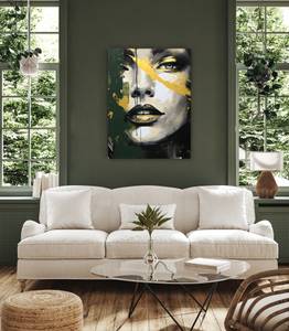 Tableau VISAGE De Femme Abstraction 80 x 120 x 120 cm