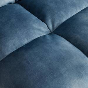 Stuhl Fonia Blau - Metall - Massivholz - Textil - 49 x 86 x 58 cm