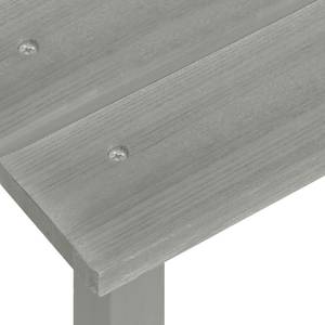Gartenstuhl mit Tisch  3010079 Grau - Massivholz - Holzart/Dekor - 40 x 45 x 40 cm