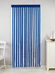 Rideau pour porte de chambre Tissu - Bleu