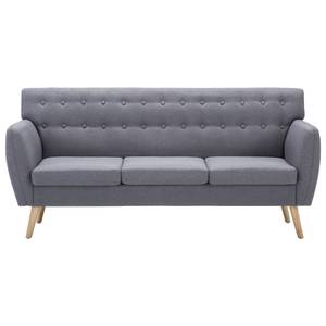 3-Sitzer Sofa 295972 Hellgrau