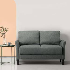 Sofa JACKIE 2-Sitzer Grau - Holzwerkstoff - Holzart/Dekor - Holz teilmassiv - 79 x 88 x 136 cm