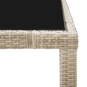 Gartenmöbel-Set Beige - Polyrattan - 90 x 75 x 190 cm