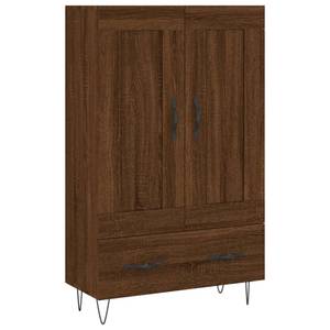 Highboard DE5569 Eiche Schwarzbraun Dekor