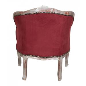 Sessel LOUIS XVI Multicolor - Rot - Silber