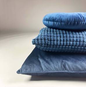 Housse de coussin Finn Bleu ciel