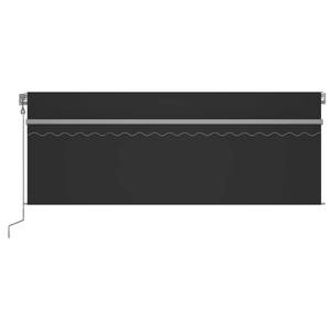 Auvent rétractable 3014355-1 Anthracite - Largeur : 400 cm