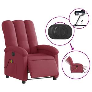 Fauteuil de massage électrique 3032264-3 Brun rouge