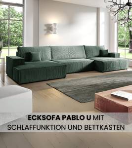 Ecksofa PABLO U Grün