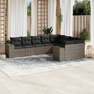 Gartensitzgruppe K2067(9-tlg) Grau - Massivholz - 69 x 62 x 62 cm