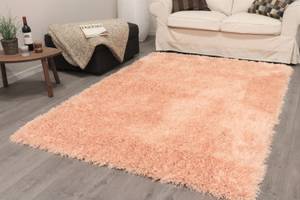 Hochfloriger Teppich 290 x 200cm Pink - 200 x 290 cm