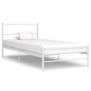 Cadre de lit 299822 Blanc - Largeur : 107 cm