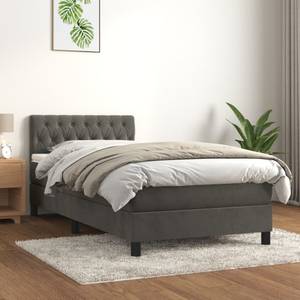 Boxspringbett 3017290-21 Dunkelgrau - 90 x 203 cm