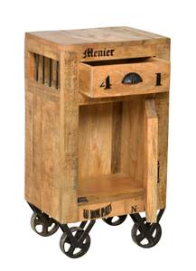 RUSTIC Kommode Braun - Massivholz - Holzart/Dekor - 44 x 82 x 34 cm