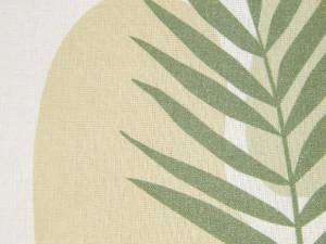 Coussin décoratif MICROSORUM Beige - Vert - Textile - 45 x 12 x 45 cm