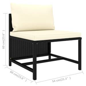 Garten-Sofa-Set (5-teilig) 3010471-10 Schwarz