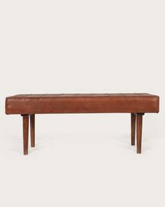 Khalari -  Banc Marron - Bois massif - 120 x 45 x 40 cm