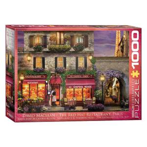 Puzzle Restaurant au Chapeau Rouge Papier - 26 x 6 x 36 cm