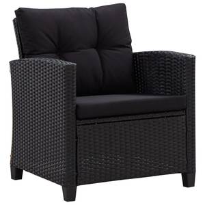 Gartensofa (6-teilig) 3002425 Schwarz