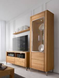 Wohnzimmer-Set LATINA 3-teilig Braun - Holzwerkstoff - 225 x 200 x 42 cm