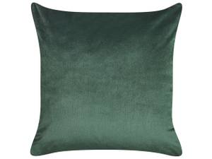 Coussin décoratif SUNFLOWER Vert foncé - Doré - Vert