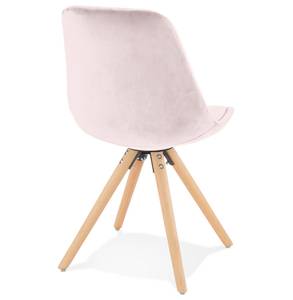 Chaise RICKY Rose foncé - Beige