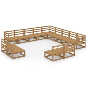 Gartenmöbel-Set Braun - Massivholz - Holzart/Dekor - 70 x 67 x 70 cm