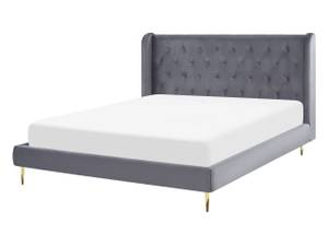 Doppelbett FORBACH Grau - Breite: 154 cm