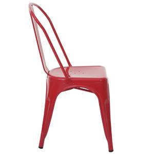 Stuhl A73 Metall (4er-Set) Rot