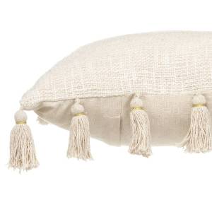 Coussin GYSPY Beige - Textile - 18 x 50 x 50 cm