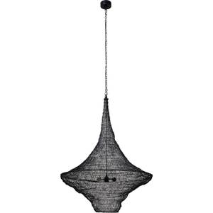 Suspension Cocoon noire 89cm Noir - Métal - 89 x 114 x 89 cm