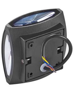 Lampe murale LED pour l'extérieur RAMAPO Noir - Métal - 15 x 15 x 4 cm