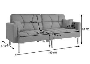 Schlafsofa K65 Grau