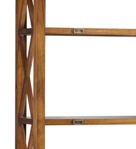 BÜCHERREGAL AUS HOLZ BRAUN L 80 cm Braun - Holz teilmassiv - 80 x 150 x 35 cm