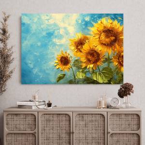 Bild Gemälde Blumen X 120 x 80 cm